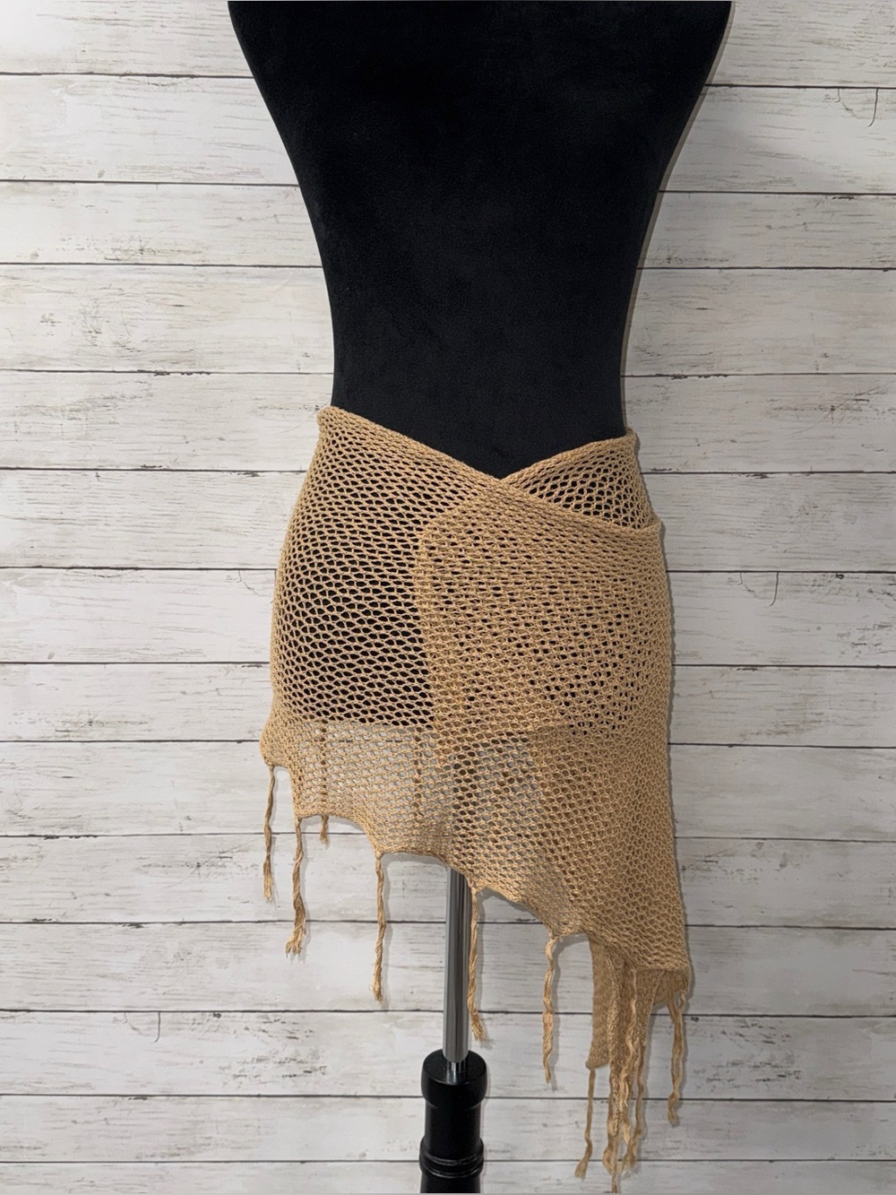 Abercrombie & Fitch Crochet Wrap Coverup
